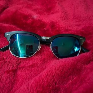 Retro Blue Sunglasses